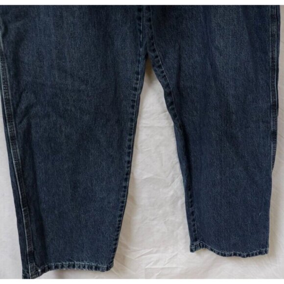 Wrangler 38x32 Relaxed Fit Baggy Medium Wash Straight Carpenter Jeans 94LSWQW - Picture 5 of 14